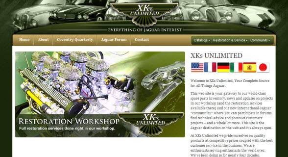 Web Design Project - XKs Unlimited