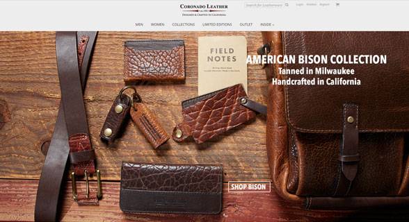 Web Design Project - Coronado Leather